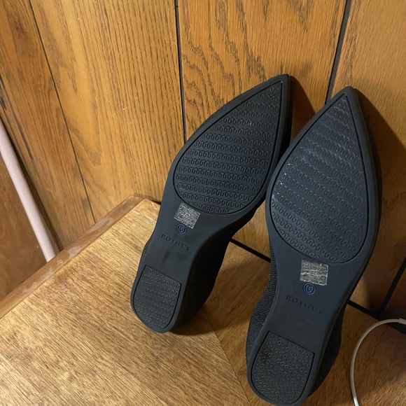 Rothy"s The Point Black Solid Flats -Size (8.5) -Good Condition - Picture 7 of 13